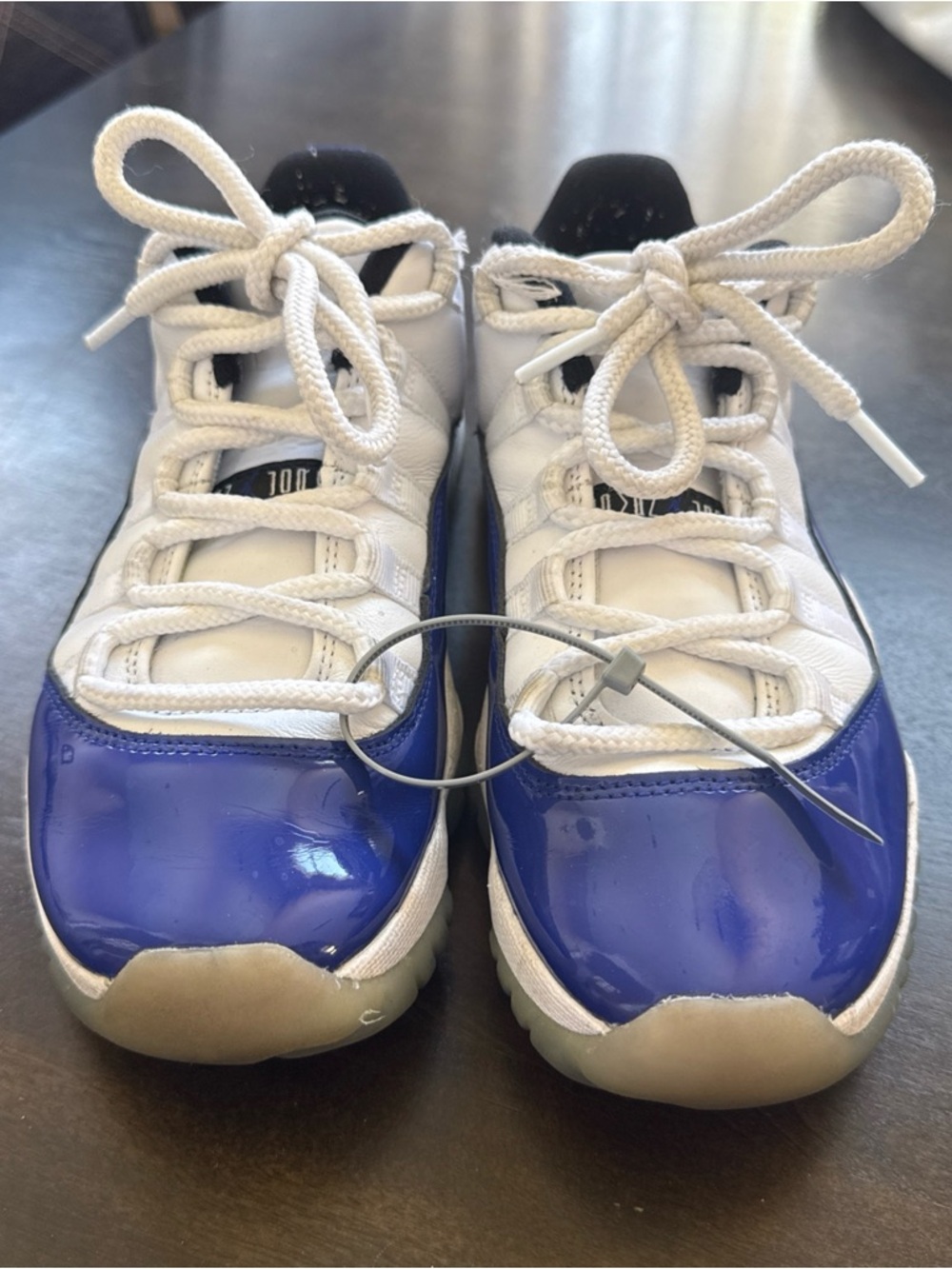 Women’s Air Jordans 1 retro low concord sneakers - Picture 2 of 14